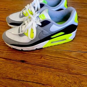 Nike Air Max 90 white particle grey volt 8
